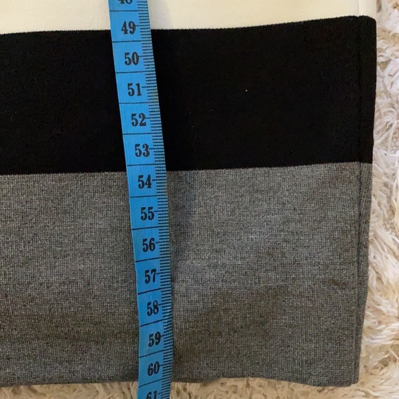 WITCHERY black, white & grey stretch pencil skirt - Picture 6 of 7